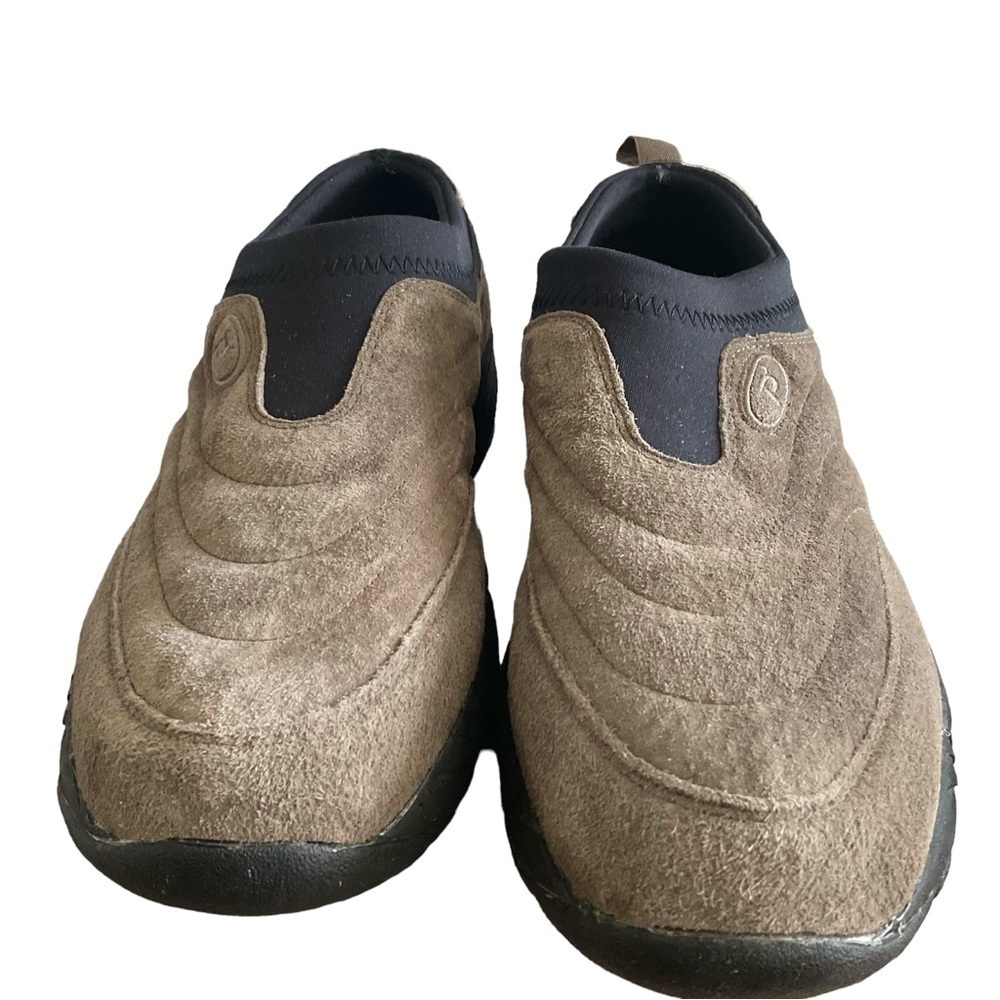 PROPET Suede Leather Slip On Walking Shoes Size 12